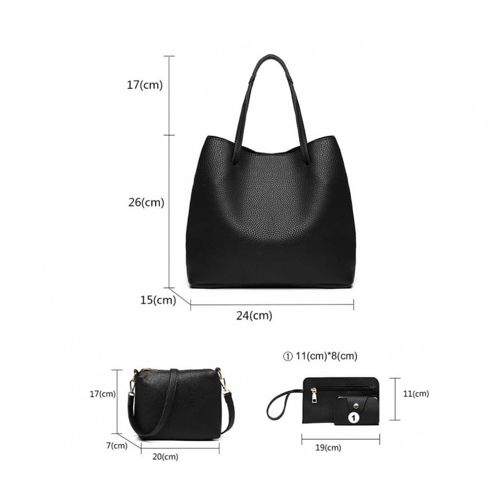 Seffora női táska szett—Négy darabos készlet